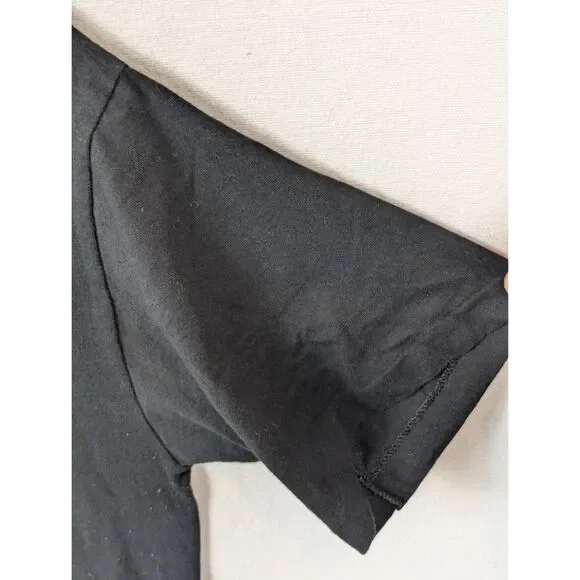 Vintage 1986 Cat Face T-Shirt Black Women's Size Large 42-44 - Picture 7 of 11